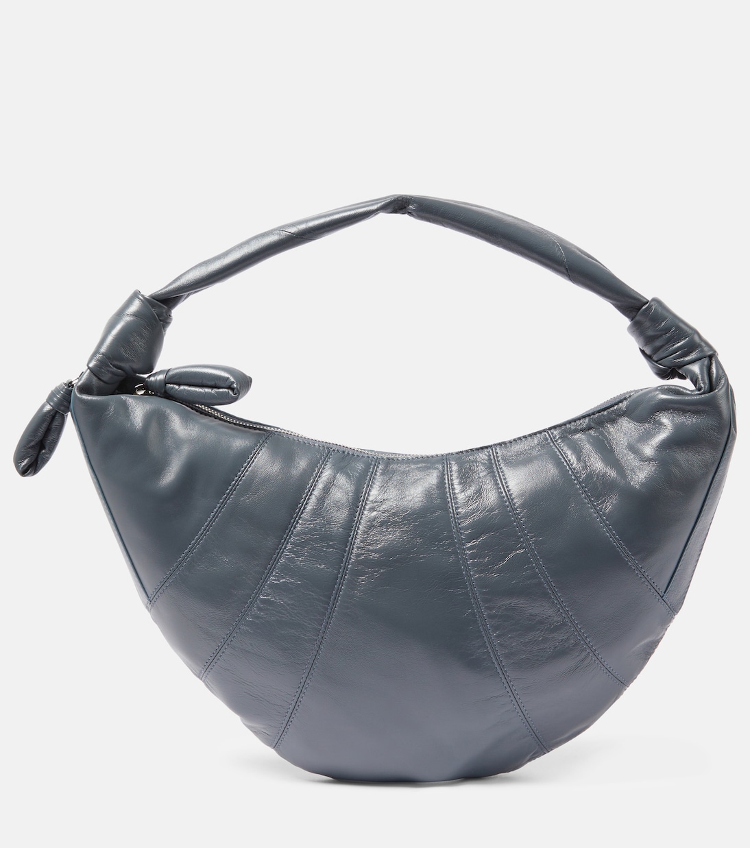 Кожаная сумка через плечо fortune с круассаном Lemaire, синий сумка кофе с круассаном серый