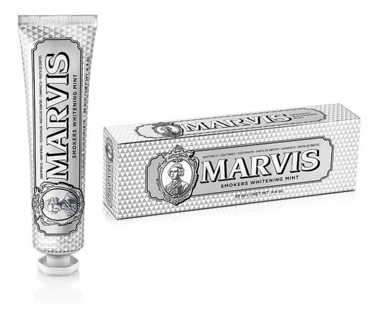 Зубная паста с фтором для курильщиков, отбеливающая мята, 85мл Marvis Fluoride