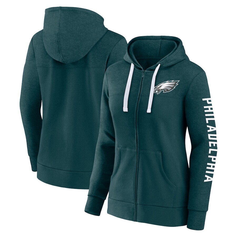 

Толстовка на молнии Fanatics Branded Philadelphia Eagles, зеленый