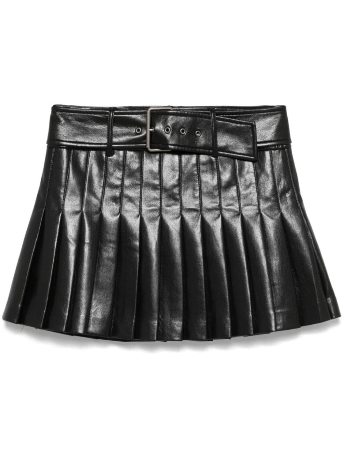 

Alice + olivia плиссированная мини-юбка, черный