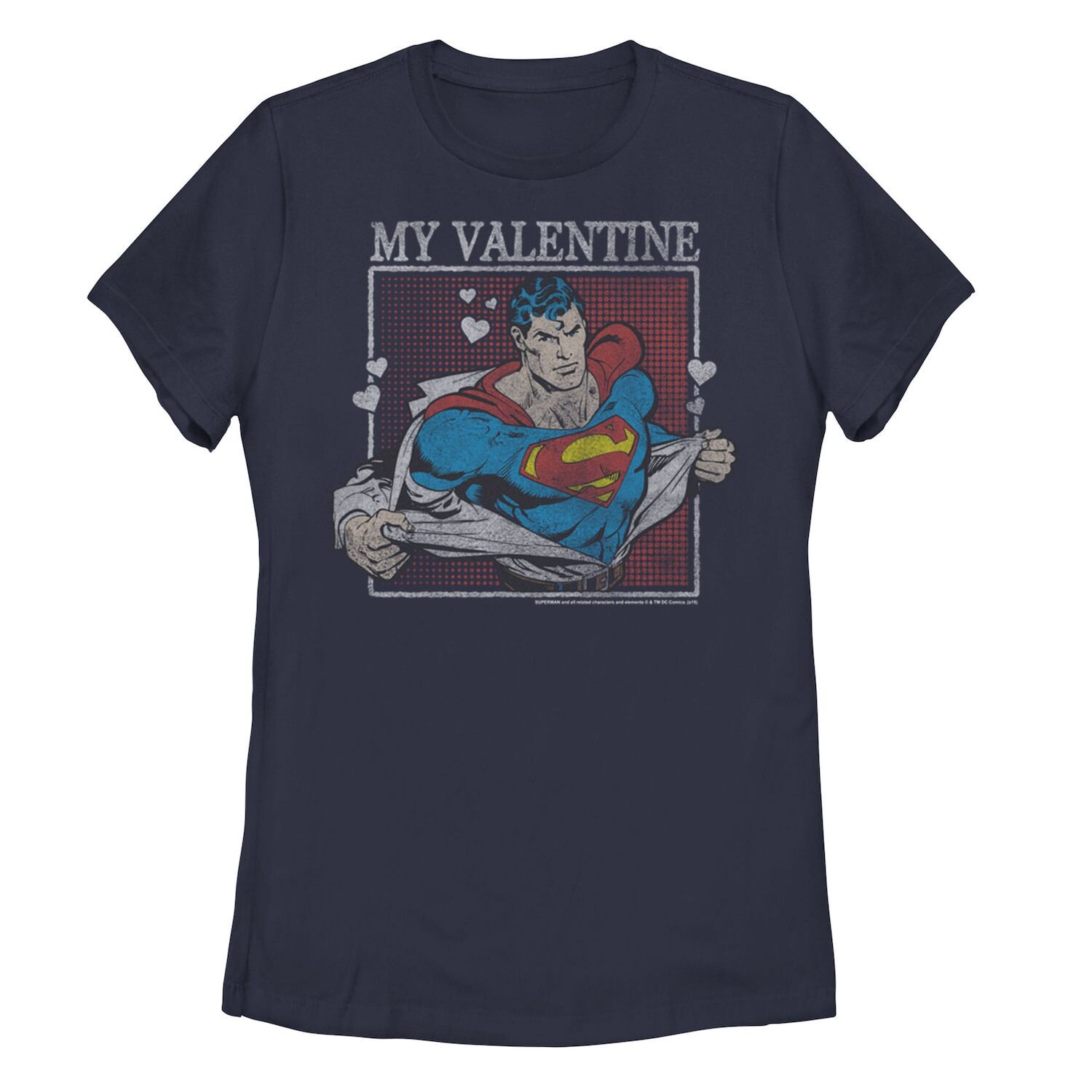 

Футболка с рисунком комиксов DC Comics Superman My Valentine для юниоров Licensed Character