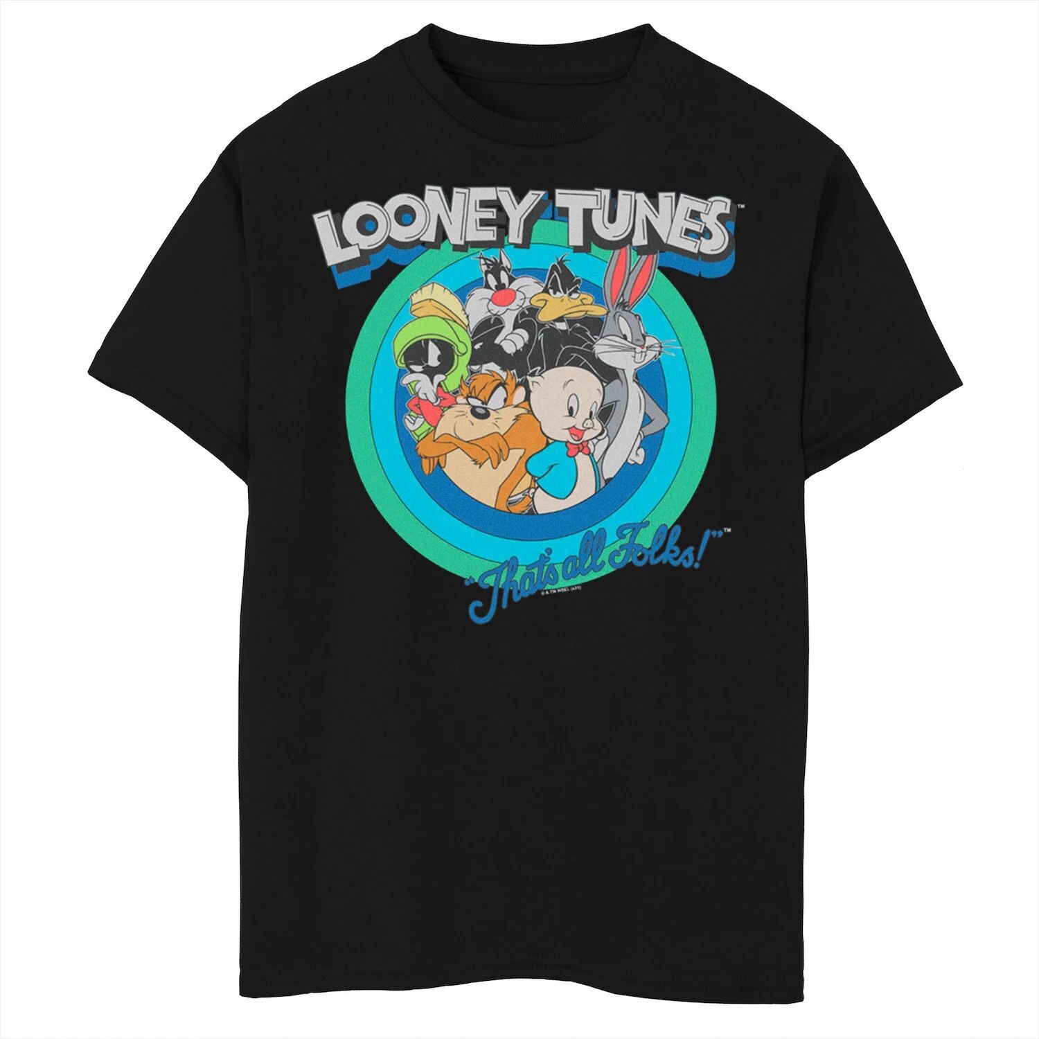 

Футболка с рисунком Looney Tunes Circle Friends для мальчиков 8–20 лет и Husky Licensed Character