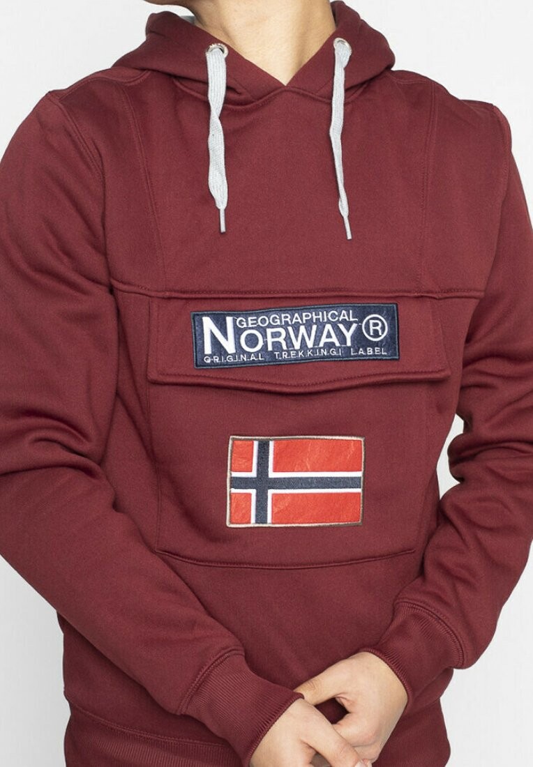 

Худи Geo Norway, цвет burgundy