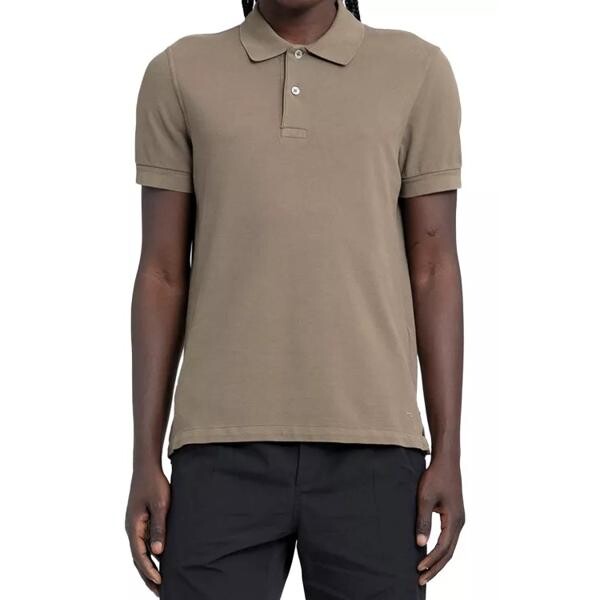

Футболка piquet tennis polo shirt Tom Ford, зеленый