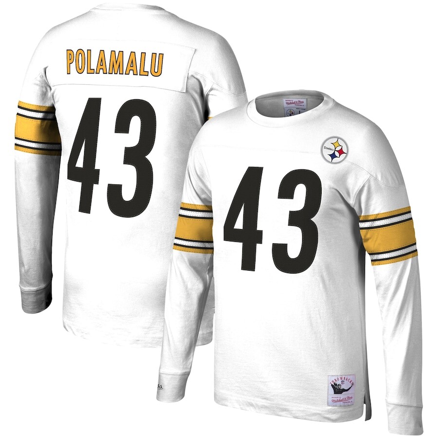 

Футболка с именем и номером Mitchell & Ness Pittsburgh Steelers, белый