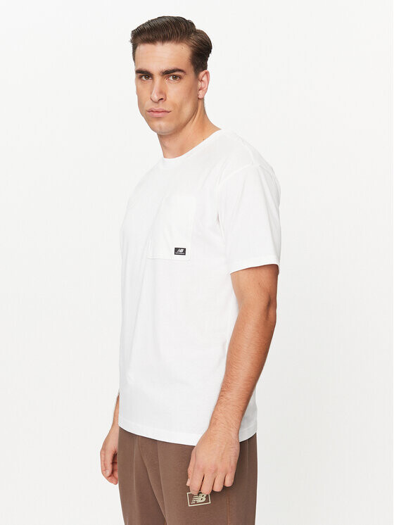 

Футболка стандартного кроя New Balance, белый