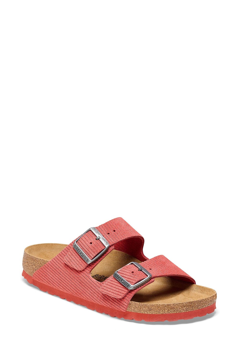 

Красные вельветовые сандалии Arizona Birkenstock, красный