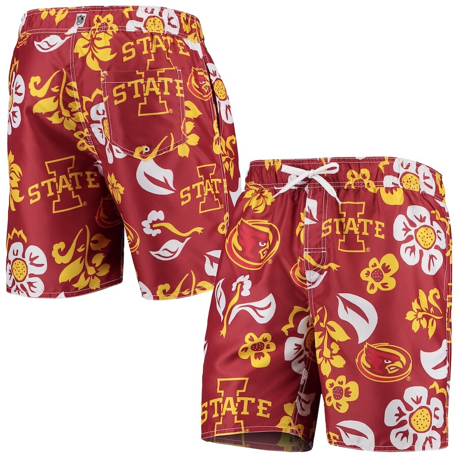 

Пляжные шорты Wes & Willy Iowa State Cyclones, кардинал
