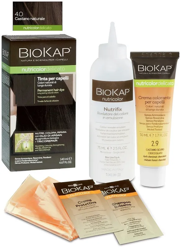 

Biokap Nutricolor Delicato 4.0 Натуральная коричневая краска для волос