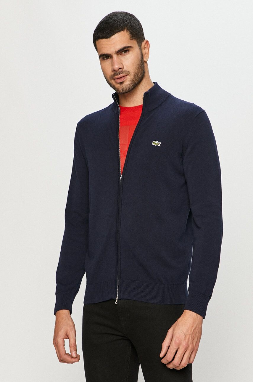 

Лакост кардиган Lacoste, темно-синий