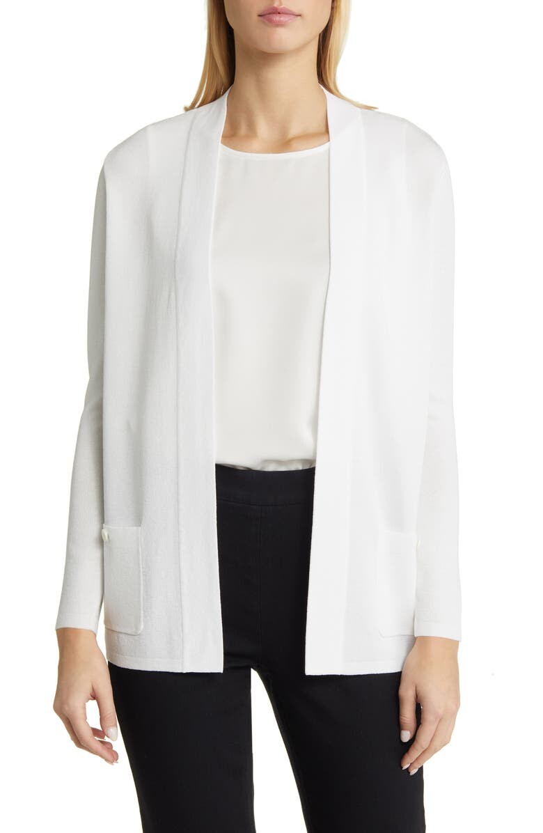 

Кардиган Malibu с открытым передом ANNE KLEIN, белый