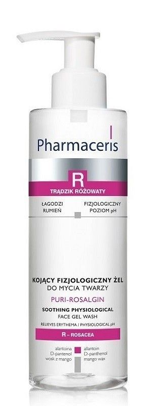 Pharmaceris R Puri-Rosalgin гель для лица, 190 ml pharmaceris t sebo almond claris cleasing solution 190 ml