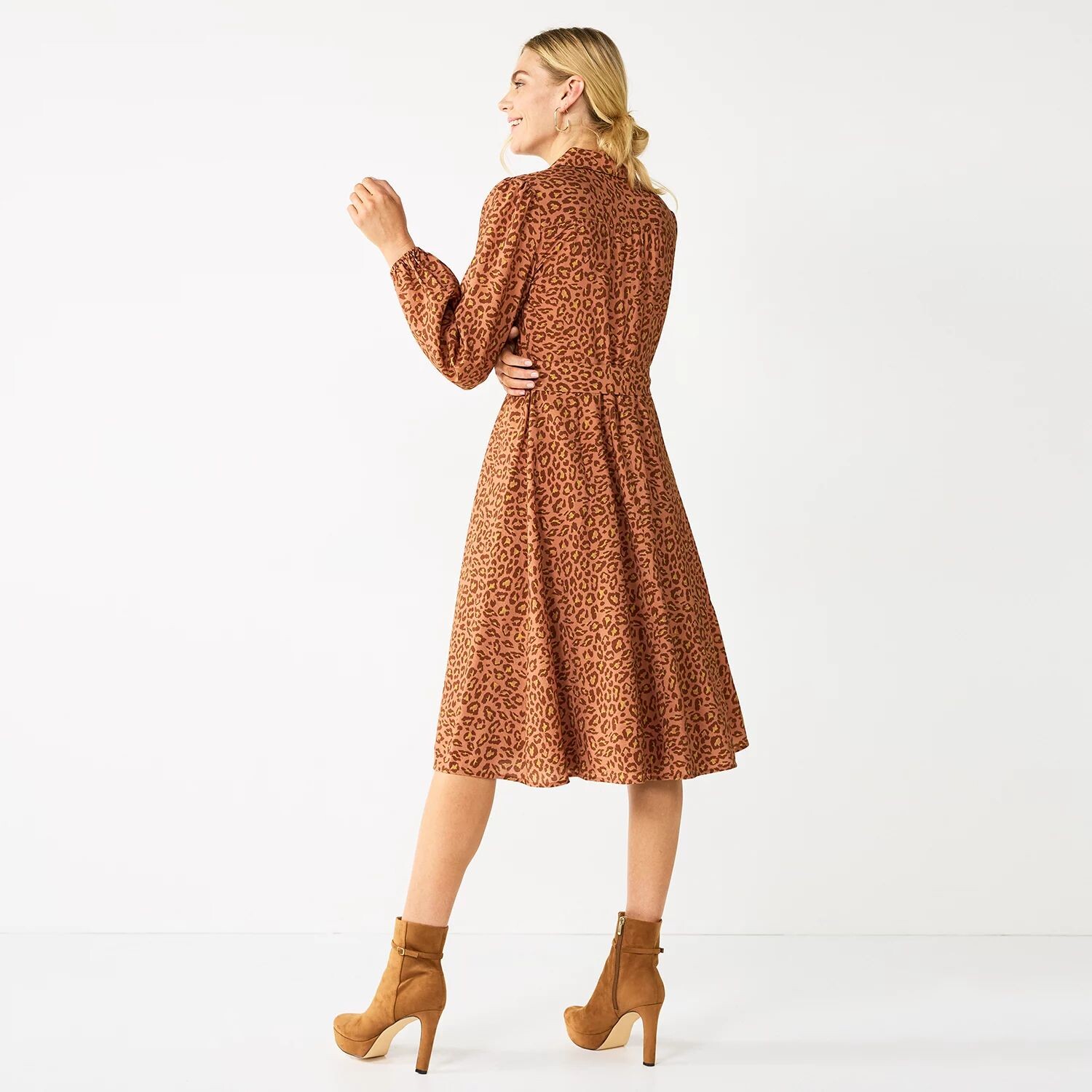 

Женское платье-рубашка миди Nine West Nine West