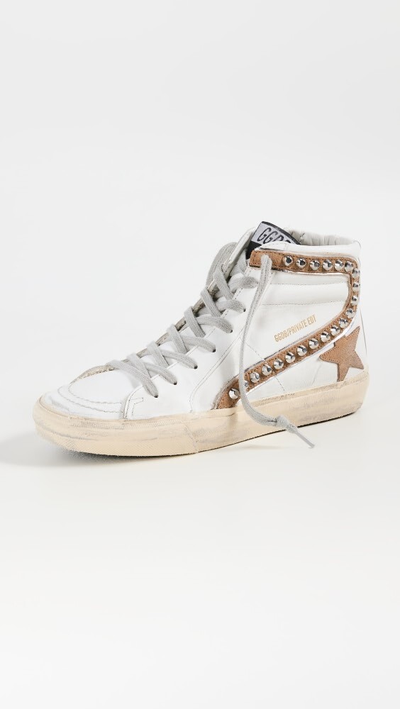 

Кроссовки Golden Goose Slide Classic Leather, белый