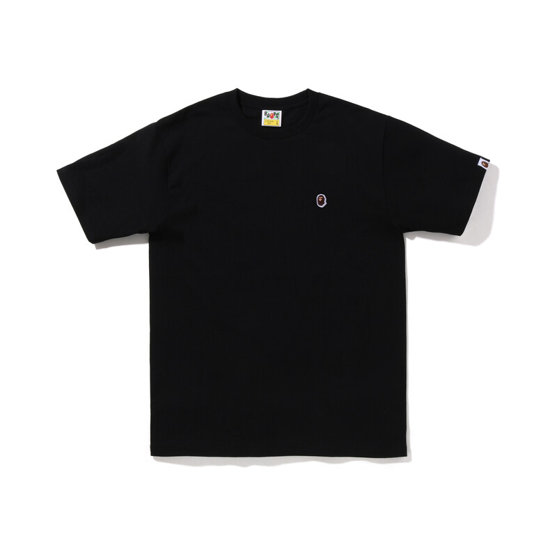 

Футболка BAPE Ape Head One Point черная A Bathing Ape, белый