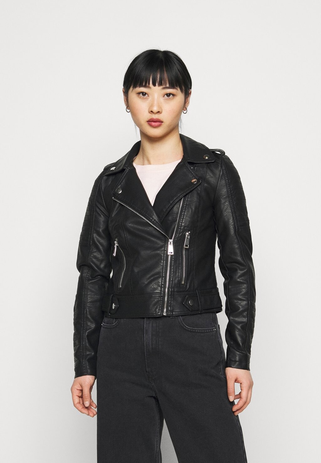 

Куртка из искусственной кожи Vero Moda, черный