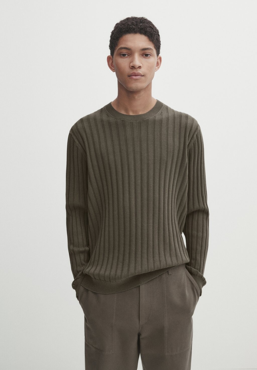 

Свитер Massimo Dutti, хаки