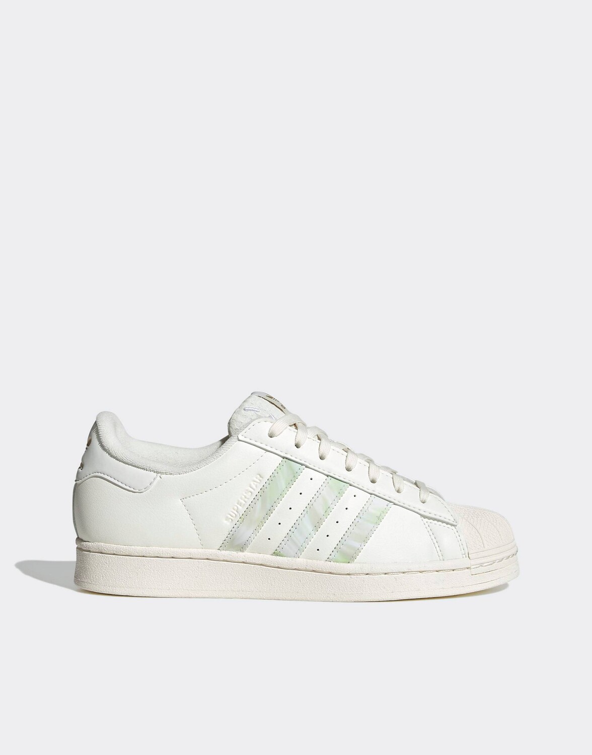 

Кремово-белые кроссовки из искусственной кожи adidas Originals Superstar