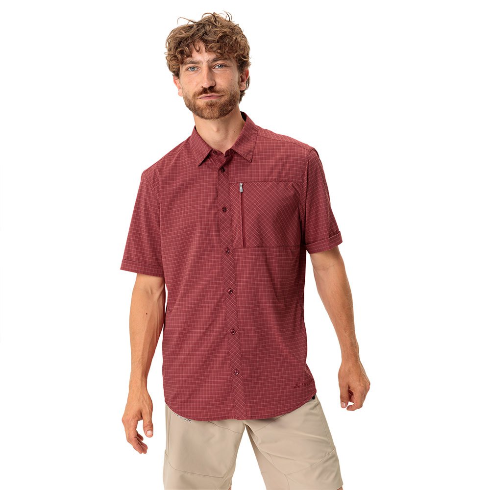 Рубашка с коротким рукавом VAUDE Seiland IV, красный