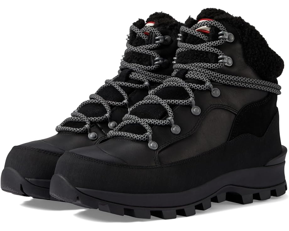 Ботинки Hunter Explorer Leather Boot, черный ботинки hunter rebel explorer boot черный