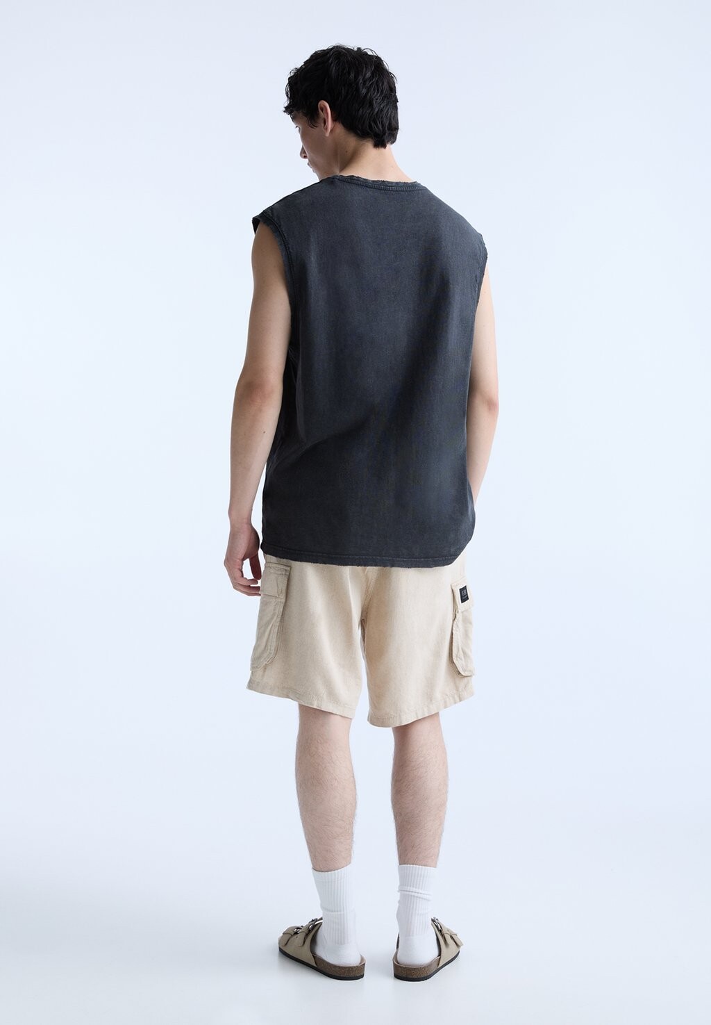 

Шорты BERMUDA PULL&BEAR, бежевый