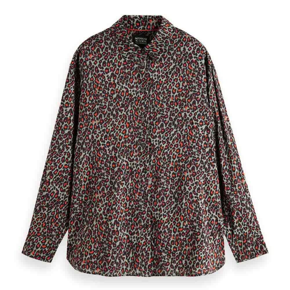 

Рубашка Scotch & Soda Oversized, коричневый