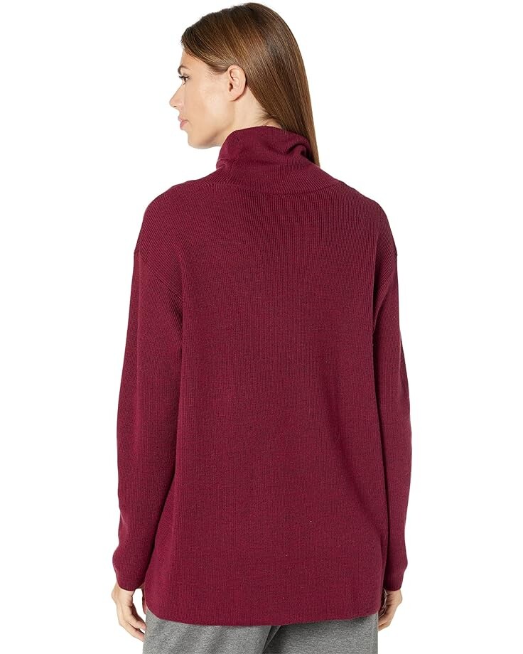 

Свитер Eileen Fisher Turtleneck Sweater in Merino Wool, цвет Cranberry