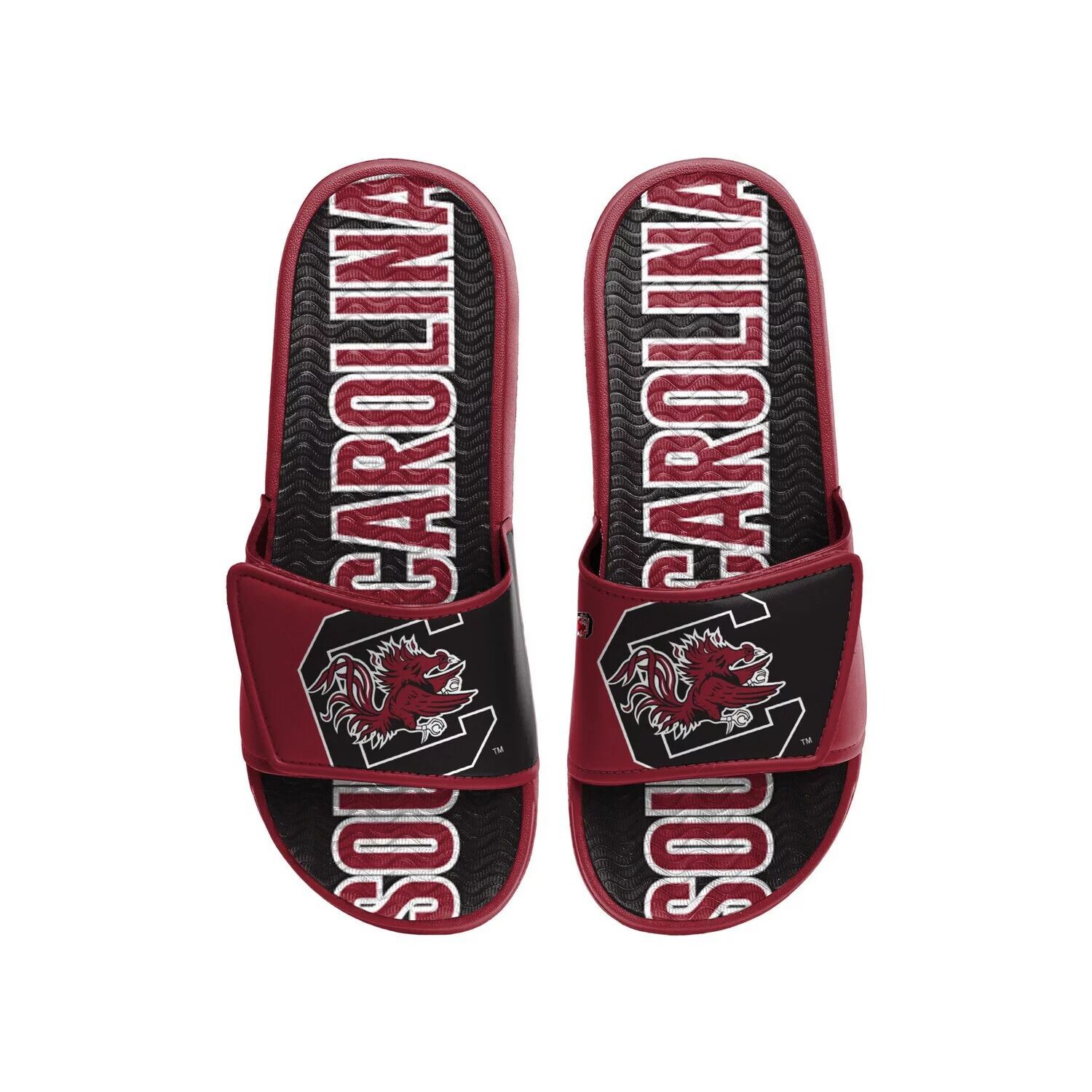 

Мужские гелевые шлепанцы с логотипом FOCO South Carolina Gamecocks