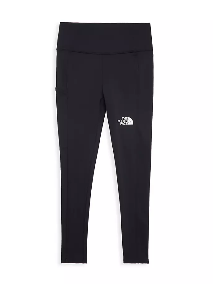 

Леггинсы Never Stop для маленьких девочек и девочек The North Face, черный