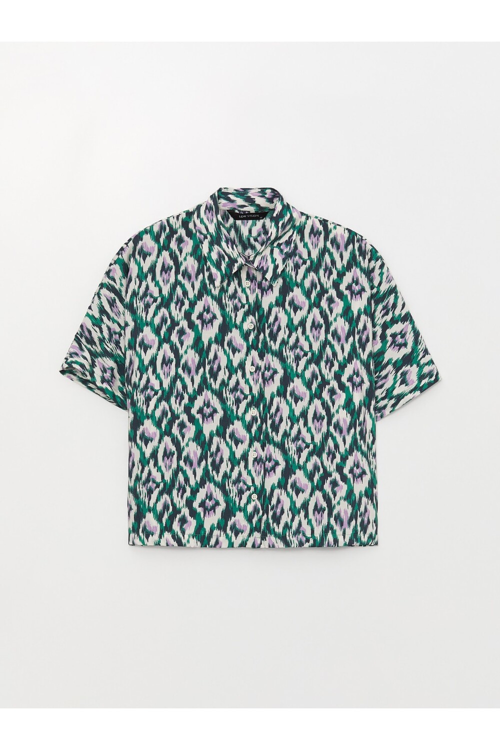 

Рубашка - Фиолетовая - Oversize LC Waikiki, фиолетовый
