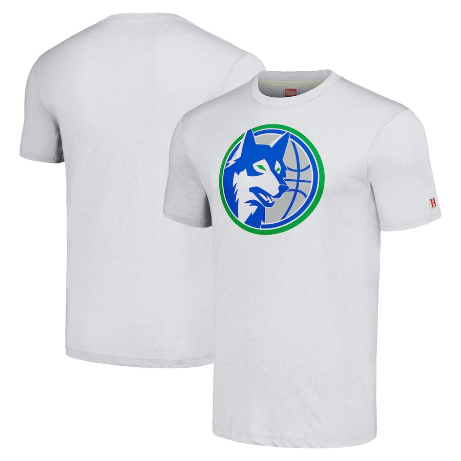 

Футболка с коротким рукавом Homage Minnesota Timberwolves, пепельный