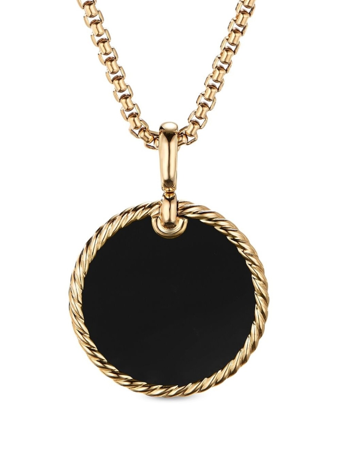 

Подвеска DY Elements из желтого золота David Yurman, черный