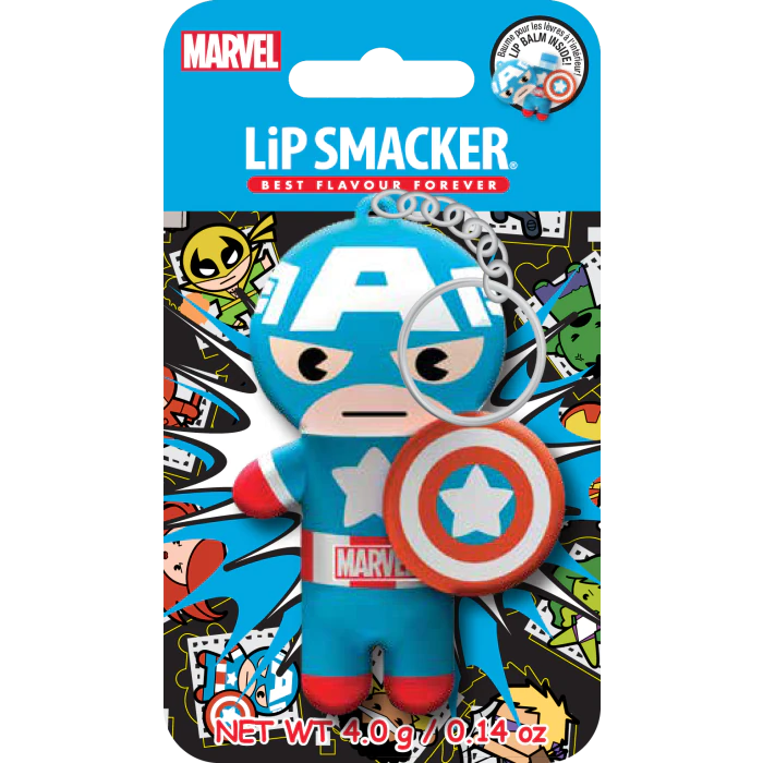 Бальзам для губ Capitán América Bálsamo Labial Lip Smacker, 4 gr фигурка капитан америка marvel heroes of goo jit zu bandai