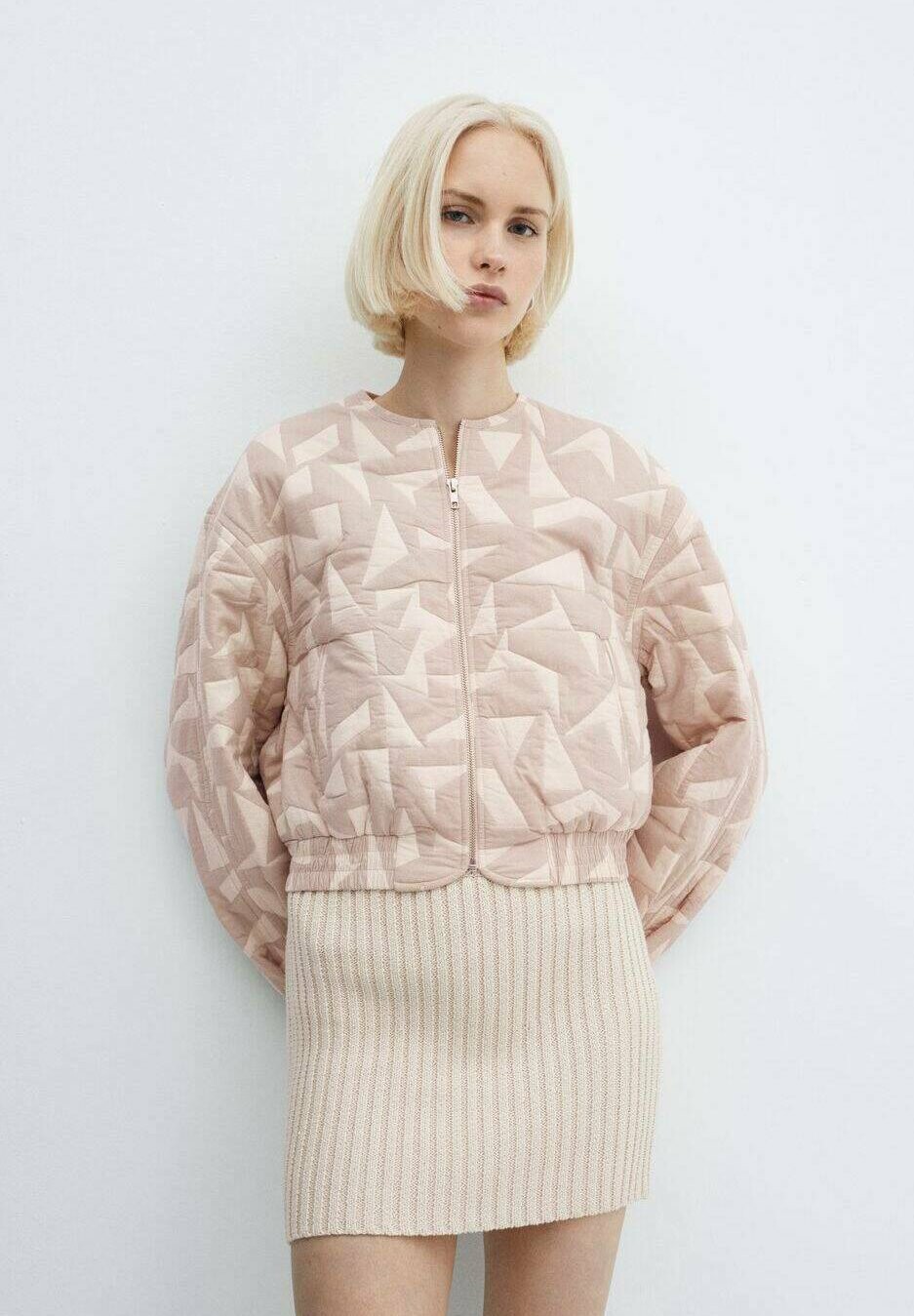 

Демисезонная куртка ORIGAMI Mango, цвет beige