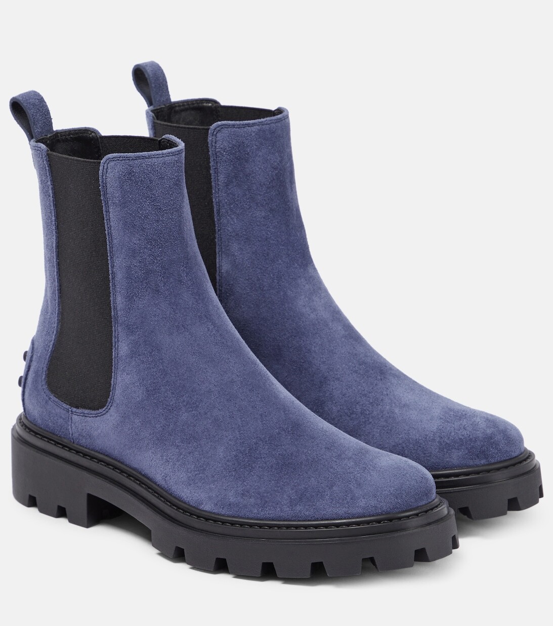 

Замшевые ботинки челси Tod's, синий