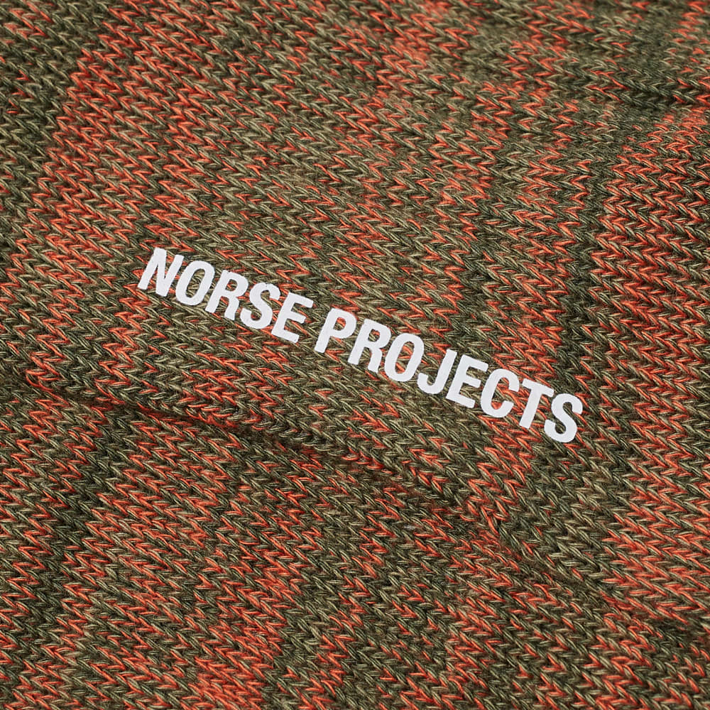 

Носки Norse Projects Bjarki Blend, армейский зеленый