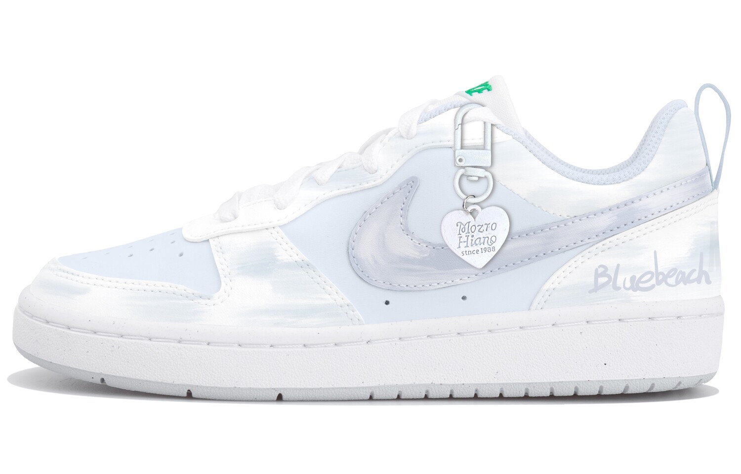

Кроссовки Nike Court Borough 2 Skateboarding Shoes Women's Low-top White/Blue/Purple, белый/синий/фиолетовый