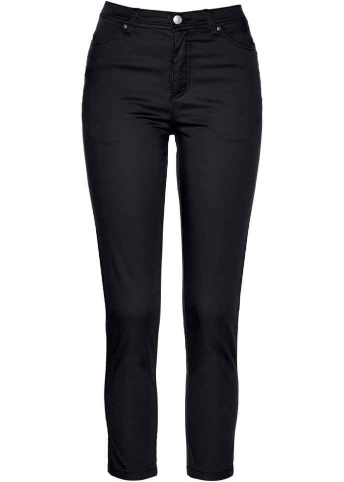 Комфортные эластичные брюки Bpc Selection, черный женские эластичные брюки с эффектом пуш ап