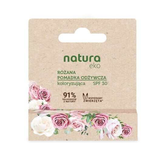 

Защитная красящая помада, роза, 4,8 г Natura Eco