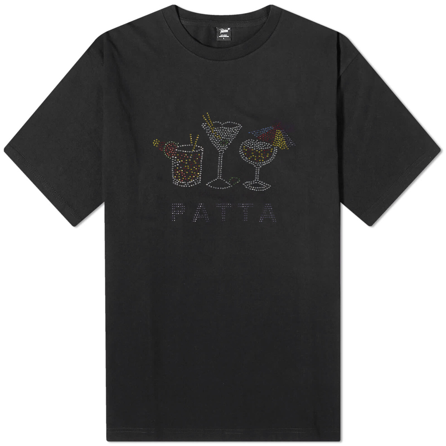 

Футболка Patta Its 5 O'Clock Somewhere, черный