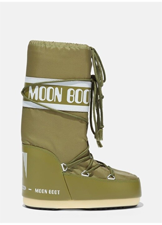 

Женские зимние ботинки цвета хаки Moon Boot