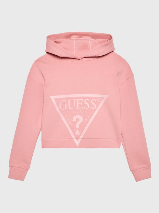 

Толстовка свободного кроя Guess, розовый