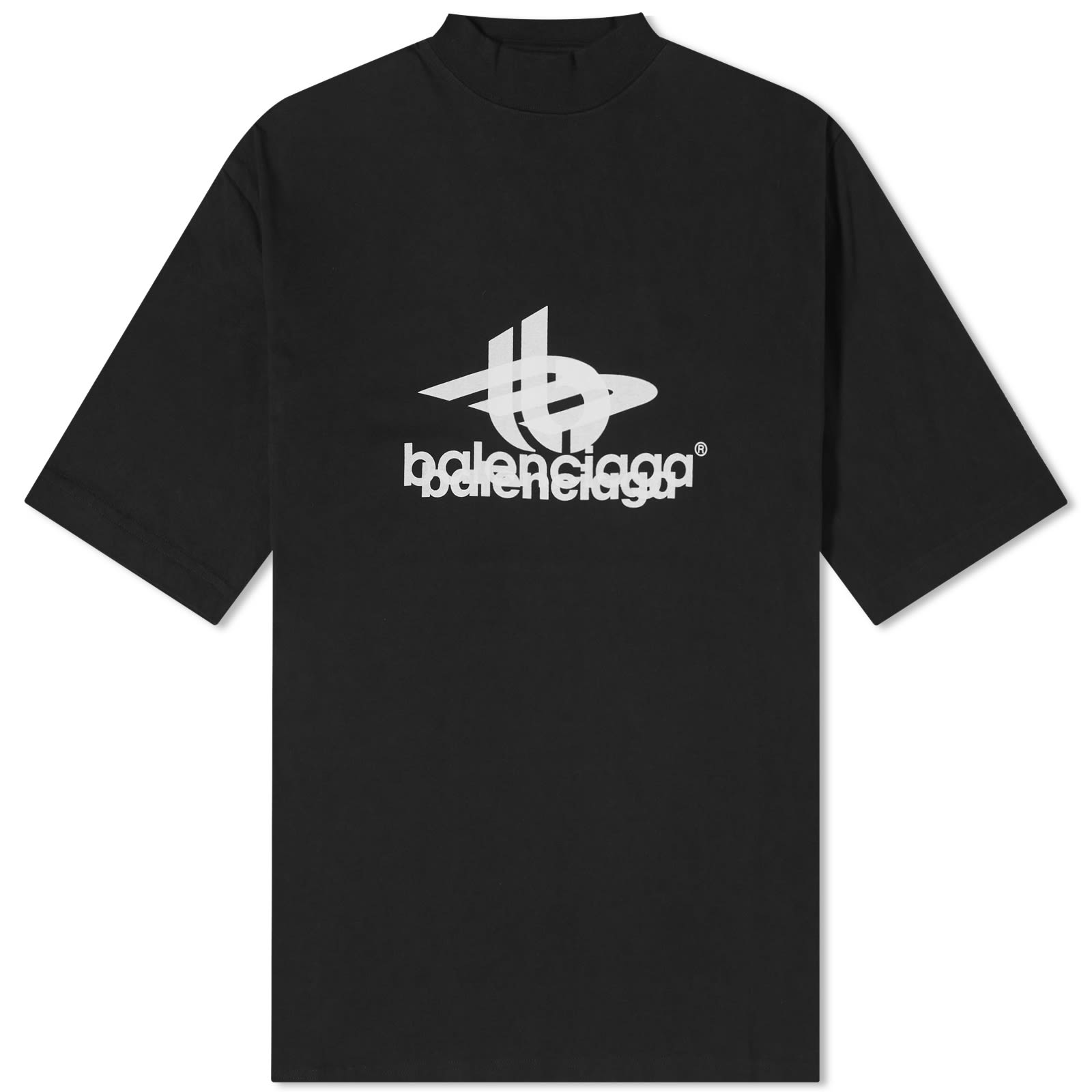 Футболка Balenciaga Logo, цвет Black & White