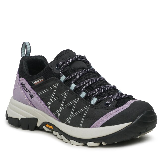 цена Трекинговые ботинки Alpina Glacia, фиолетовый