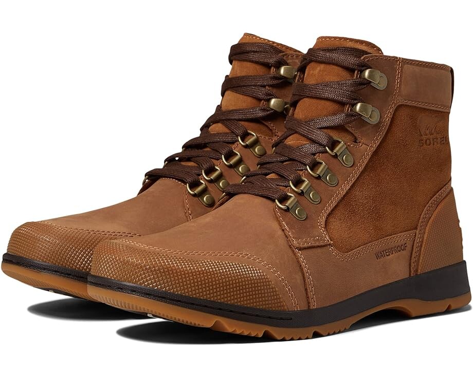 Ботинки SOREL Ankeny II Mid Waterproof, цвет Elk/Blackened Brown