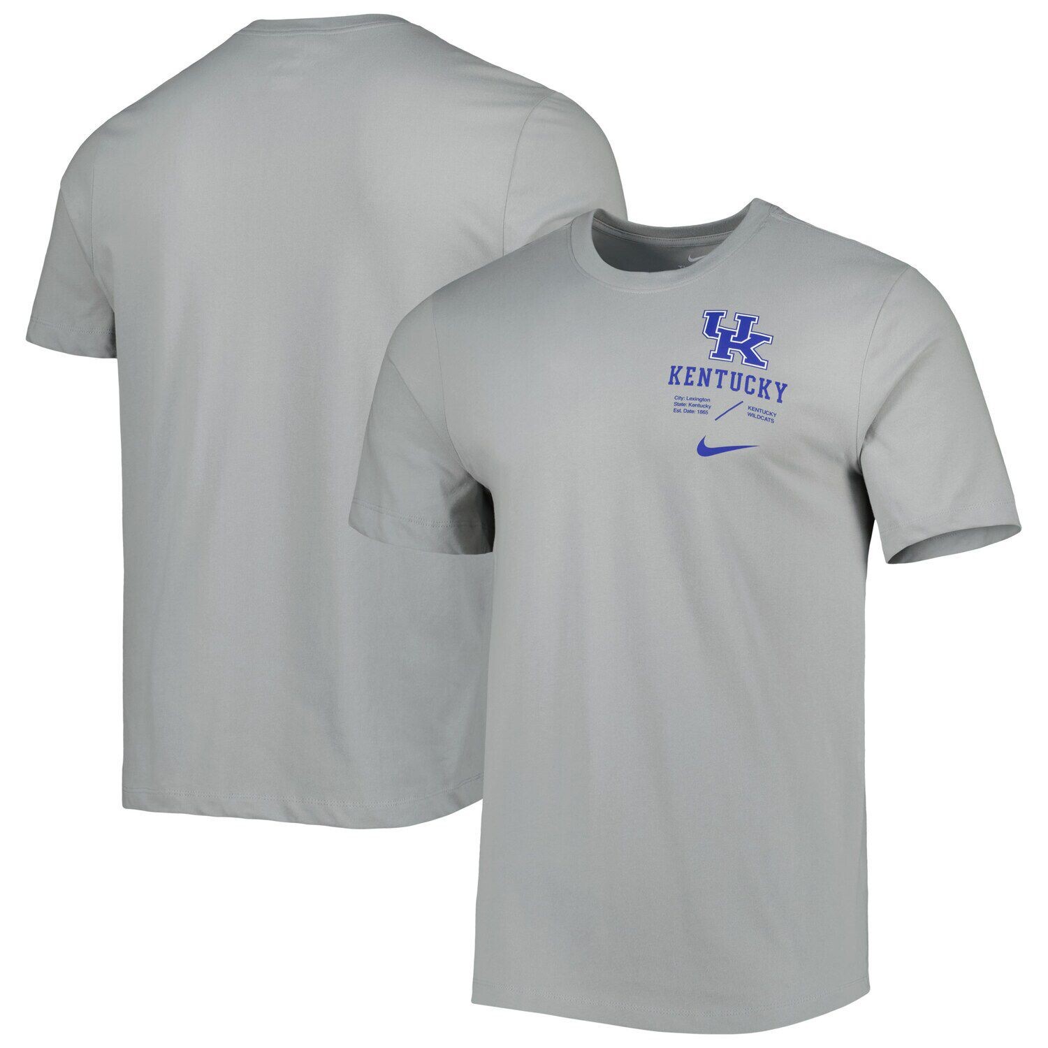

Мужская серая футболка Nike Kentucky Wildcats Team Practice Performance, Серый