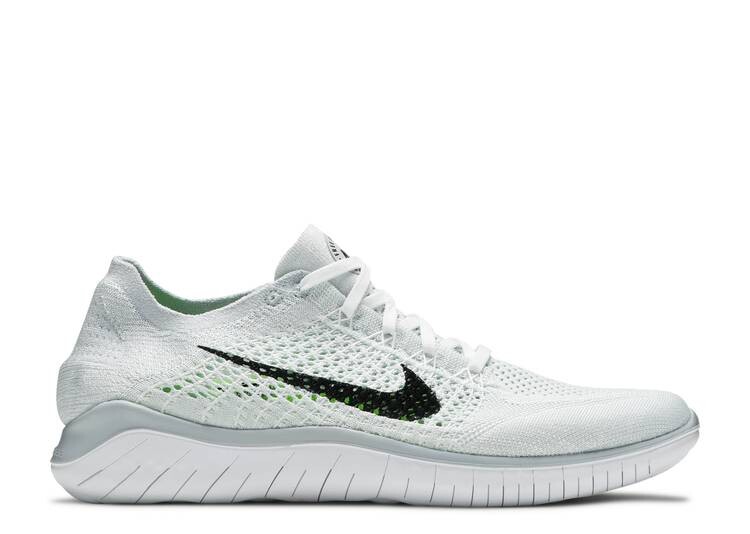 

Кроссовки Nike FREE RN FLYKNIT 2018 'WHITE', белый, Белый;серый