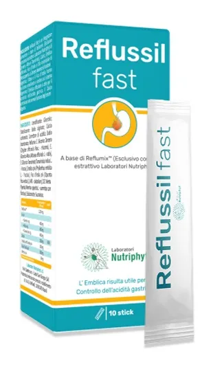 

Reflussil пищевая добавка для быстрого пищеварения 10 пакетиков Nutriphyt