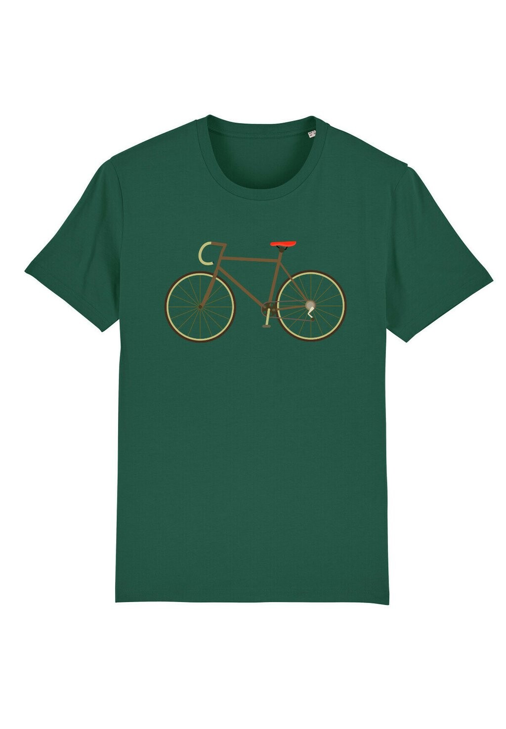 цена Футболка с принтом FAHRRAD Watapparel, цвет bottle green