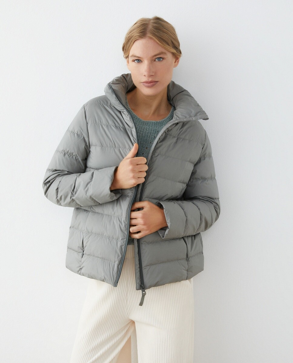 

Женский короткий пуховик с капюшоном Southern Cotton, зеленый